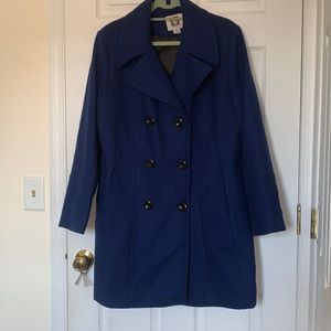 Anne Klein blue pea coat